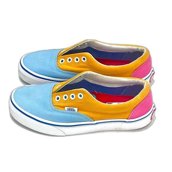 VANS Era Canvas Sneakers Women’s Sz‎ 6.5 Multicolor Casual Skater Shoes Sporty - Picture 4 of 9